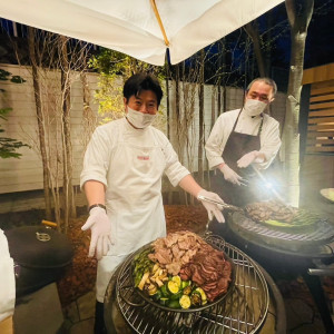 コースのメインとしてBBQをお願いしました。|702348さんのthe Terraceの写真(2133477)