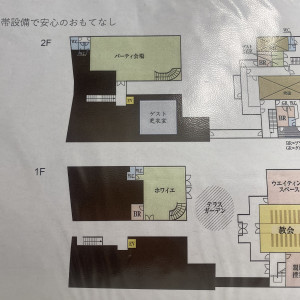 会場全体の案内図です。|702540さんの南青山サンタキアラ教会の写真(2138438)