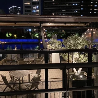 夜の水上チャペル