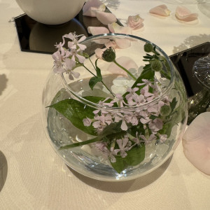 テーブル装花|702825さんのフォーチュンガーデン京都（FORTUNE GARDEN KYOTO）の写真(2136279)