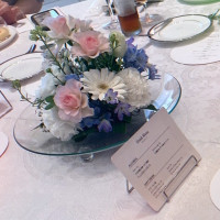テーブルにあった花束