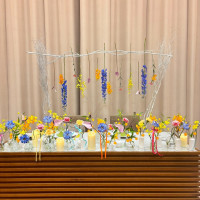 メインテーブル正面