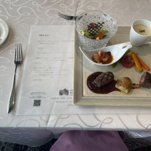 ホテルのシェフが作る料理はおしゃれで美味しい|703290さんのホテルロイヤルクラシック大阪の写真(2140532)