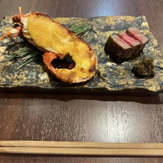 魚料理と肉料理