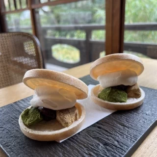 試食のデザート