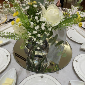 テーブル装花|703389さんのアニヴェルセル江坂（新大阪）の写真(2141114)