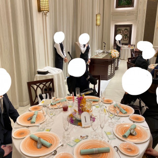 披露宴会場ゲスト宅　7名マックスのお席