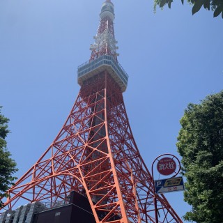 東京タワーがすぐ近く