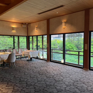 神社で挙げない場合、こちらの会場が挙式会場になる|703784さんのガーデンレストラン徳川園の写真(2143982)