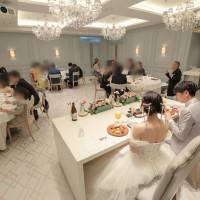 歓談中