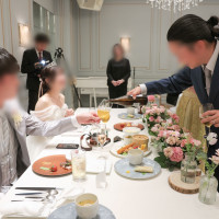 歓談中