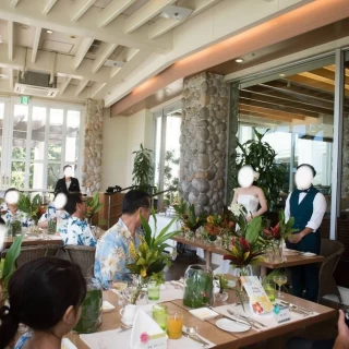 披露宴会場レストラン内