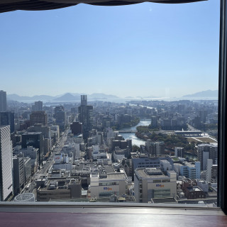 披露宴会場からの景色