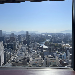 披露宴会場からの景色|704419さんのリーガロイヤルホテル広島の写真(2147127)