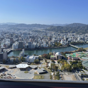 披露宴会場からの景色|704419さんのリーガロイヤルホテル広島の写真(2147131)