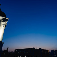 外の空