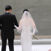 挙式　新郎新婦退場