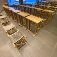 挙式会場の椅子ちょっと座りにくい