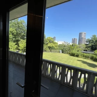披露宴会場からの景色です