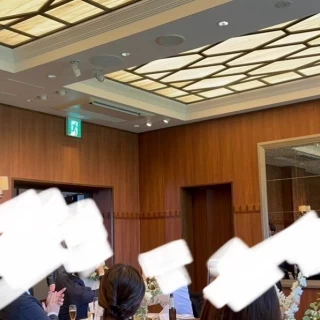 披露宴入場時です
