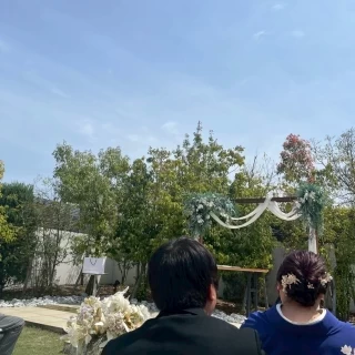 ガーデンでの挙式