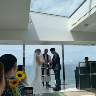 青空と海が見える素晴らしいロケーション