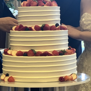 ケーキ入刀のケーキ