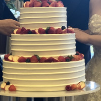 ケーキ入刀のケーキ