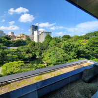 本館からのお庭の眺め