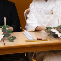 控え室の卓上の様子