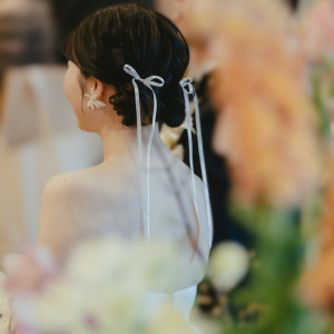 ヘアメイクさんは持ち込み可能です。|706034さんのＴＨＥ ＳＯＲＡＫＵＥＮ （相楽園）の写真(2429053)