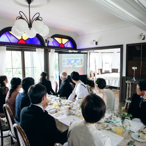 食事の一幕|706046さんの山手十番館ウエディング ハウス&ガーデンの写真(2158935)