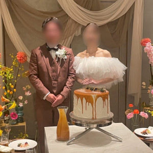 ウェディングケーキのカラードリップ|706544さんの L2126（エルニイチニロク）の写真(2406502)