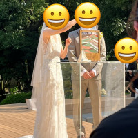 サンドセレモニーの仕上げ