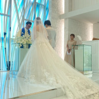 自然光が入り、とても花嫁がばえます