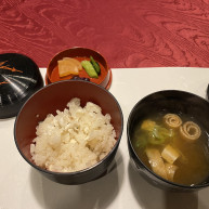 試食したお料理です。