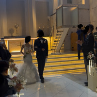 新郎新婦退場