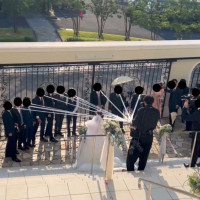 大階段でのゴムパッチンプルズ