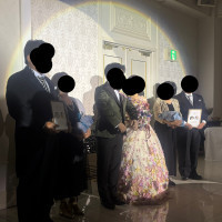 両親へ記念品贈呈