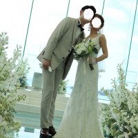 結婚式後の写真撮影