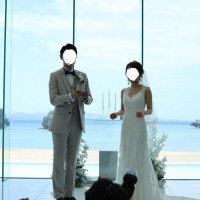 結婚式後の写真撮影