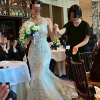 新婦中座でサプライズでゲストと歩きました