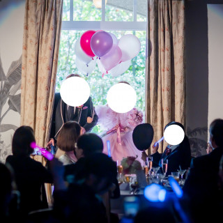 バルーンを持っての入場