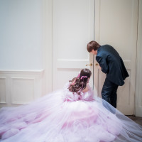 のぞいてる風ショット