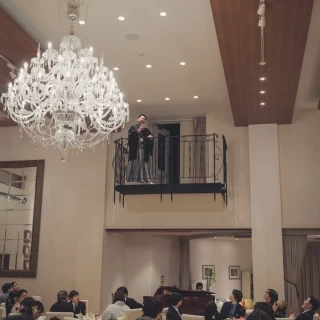 バルコニーもあるので、演出の幅が広がります