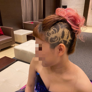 新婦こだわりの髪型
形にしてくれたヘアメイクさんに感謝！|708640さんのラグナヴェール プレミア（LAGUNAVEIL PREMIER）の写真(2176800)