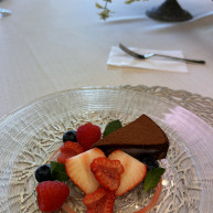 試食のデザート