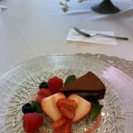 試食のデザート