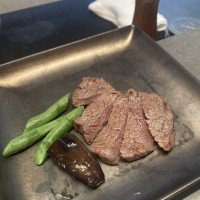 ステーキと焼き野菜