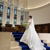 チャペルと新婦です。